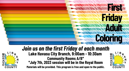 First Friday Coloring – Ages 18+